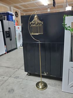 Birdcage with stand ( brass)