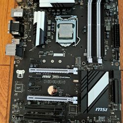 Msi Z97s Krait Edition Motherboard With Intel I-5 Processor 5th Gen