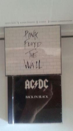 Pink Floyd The Wall 2CD Set, AC/DC Back in Black