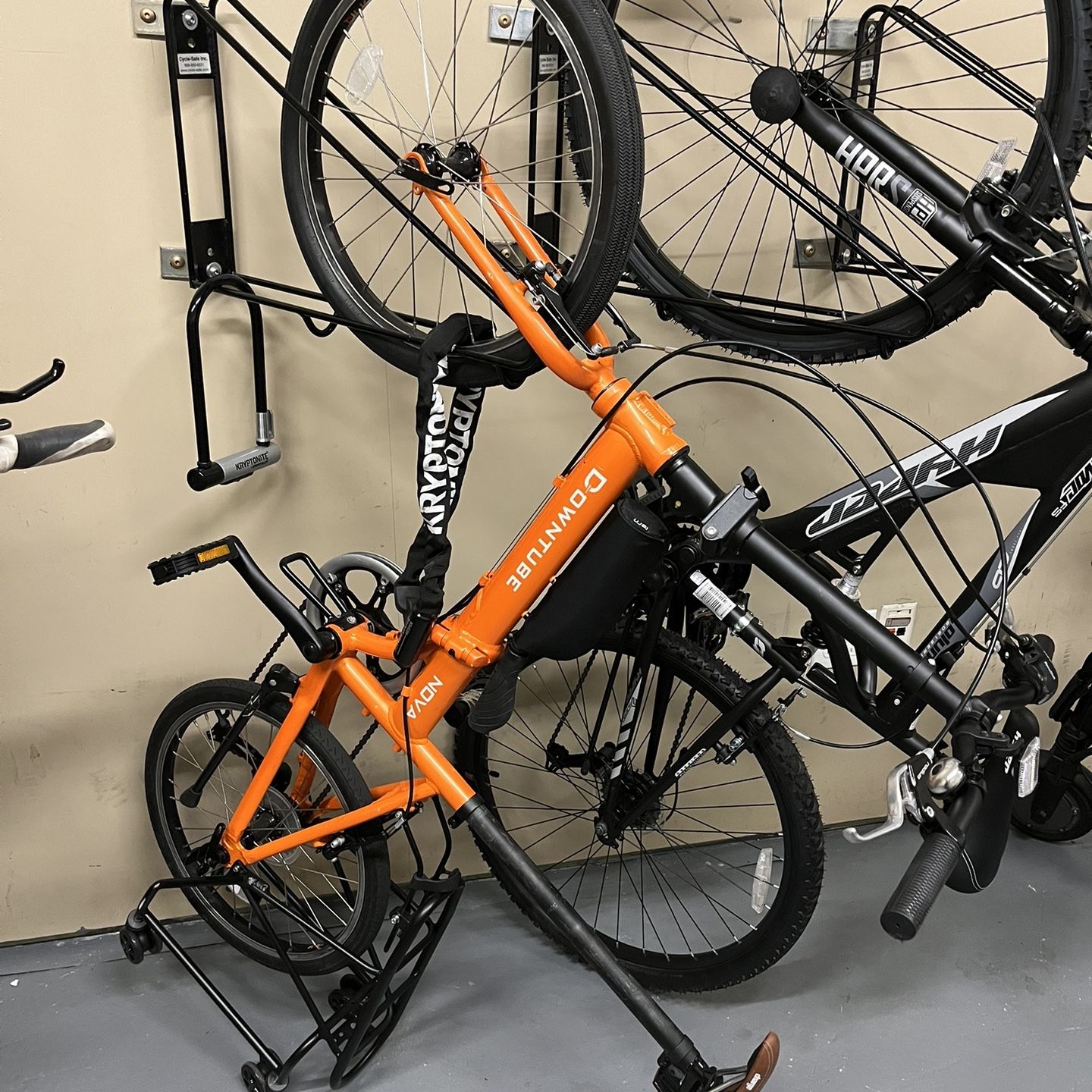 Downtube nova hemi folding bike