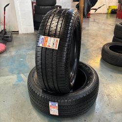 275/55/20 BRIDGESTONE 2 TIRES SEMI NEW - DOT 2024