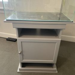10 gallon rimless tank and stand 