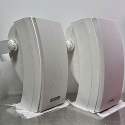 Clean Pair Of Bose Outdoor Speakers Model 251 Complete. 