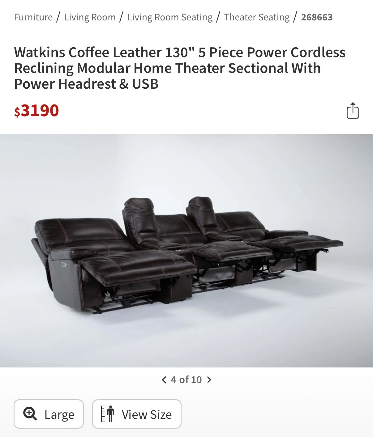 leather reclining couches