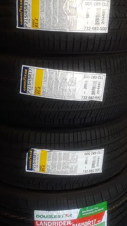 215/45/17 Goodyear tires