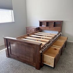 New Twin Bed With Drawers Frame - No Mattress 