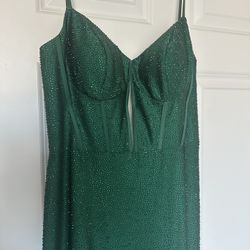Green Sequin dress