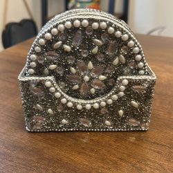 Elegant Beaded 4 Piece Coasters