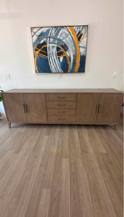 Restoration Hardware CAYDEN CAMPAIGN SIDEBOARD WITH DRAWERS 100”L