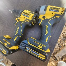 Dewalt 20v ATOMIC DRILL COMBO
