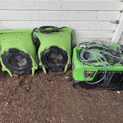 Servpro DryMAX XL Dehumidifier + 2 Air Movers – Pro Water Damage Equipment
