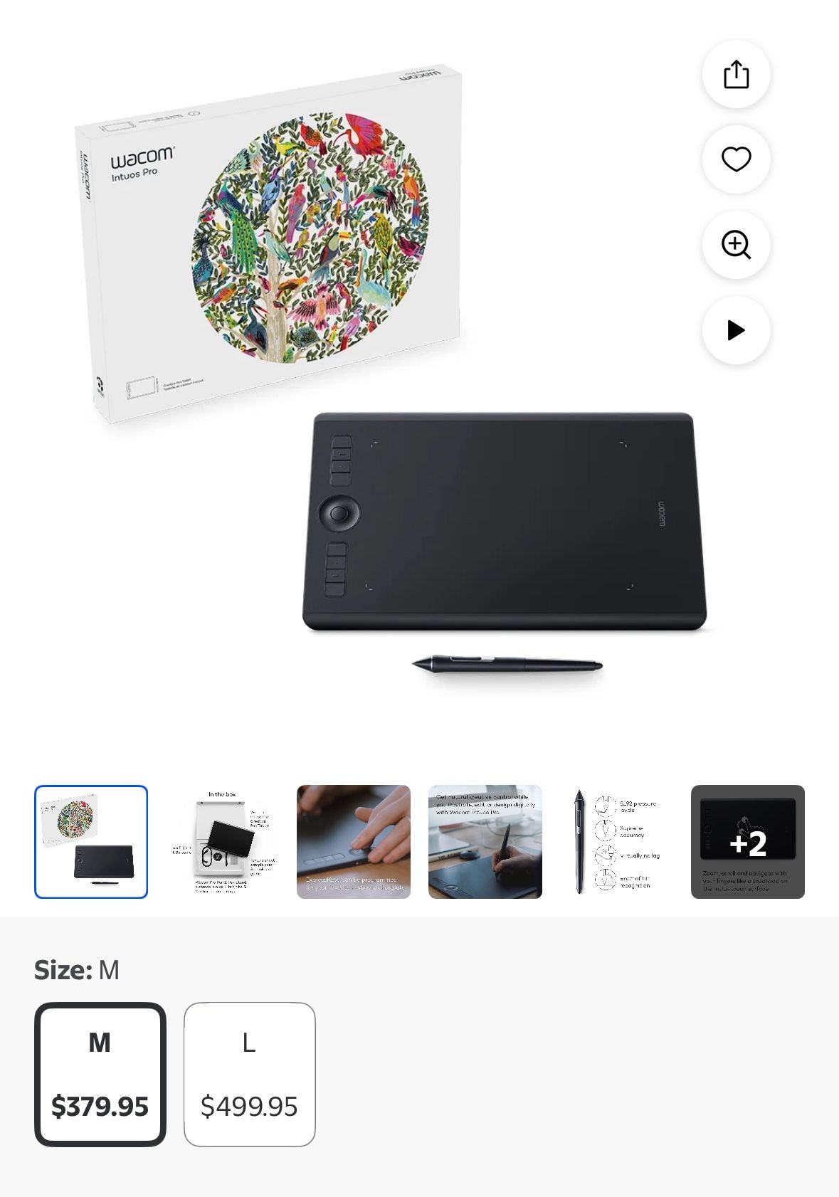 wacom intuos Pro PTH-660 Medium