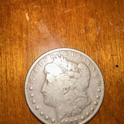 Rare 1900 Morgan Silver Dollar