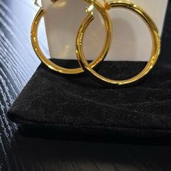 Aretes Bañado En Oro (acero Inoxidable 