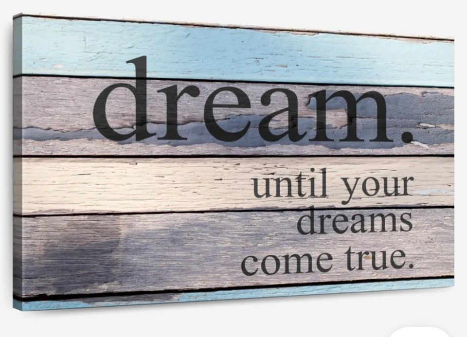 Dreams And Ambitions Quotes Wall Art