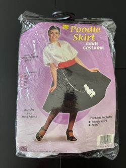 Halloween Poodle Skirt Costume