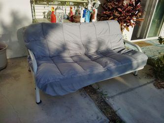 Full size futon with mattress and cover