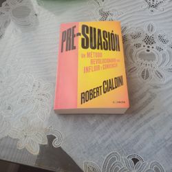 Este libros es para los que quieren aprender la persuacio de Rober cialdini