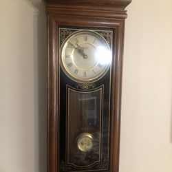 vintage verichron Quartz Grandfather wall clock