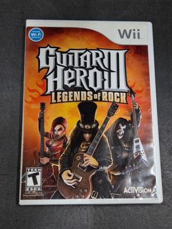 Guitar Hero III Nintendo Wii