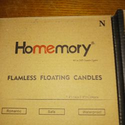 45 Flameless Floating Candles 