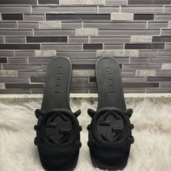 Gucci Sandals Black Size 7 In Women’s 