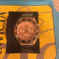 Techno marine men’s watch rose gold