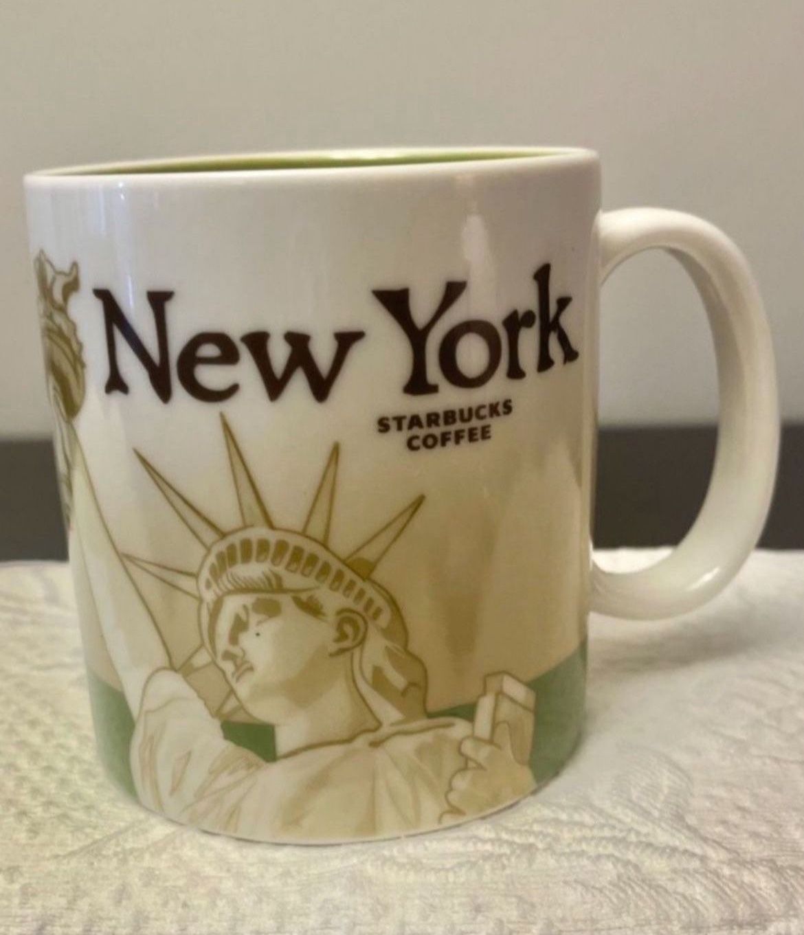 Starbucks mugs New York 2008 $25,-if pictured available.