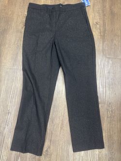 Black Textured Dress Pants with Tags