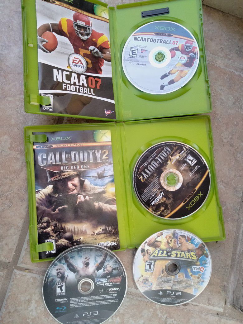 XBOX PS3 4 Games