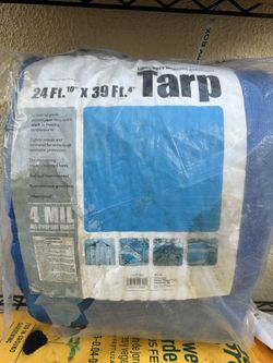 New Tarp 4 Mil