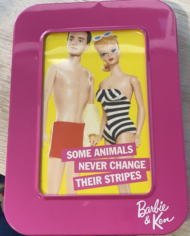 Barbie Tin Box Frame with Note Card Set
