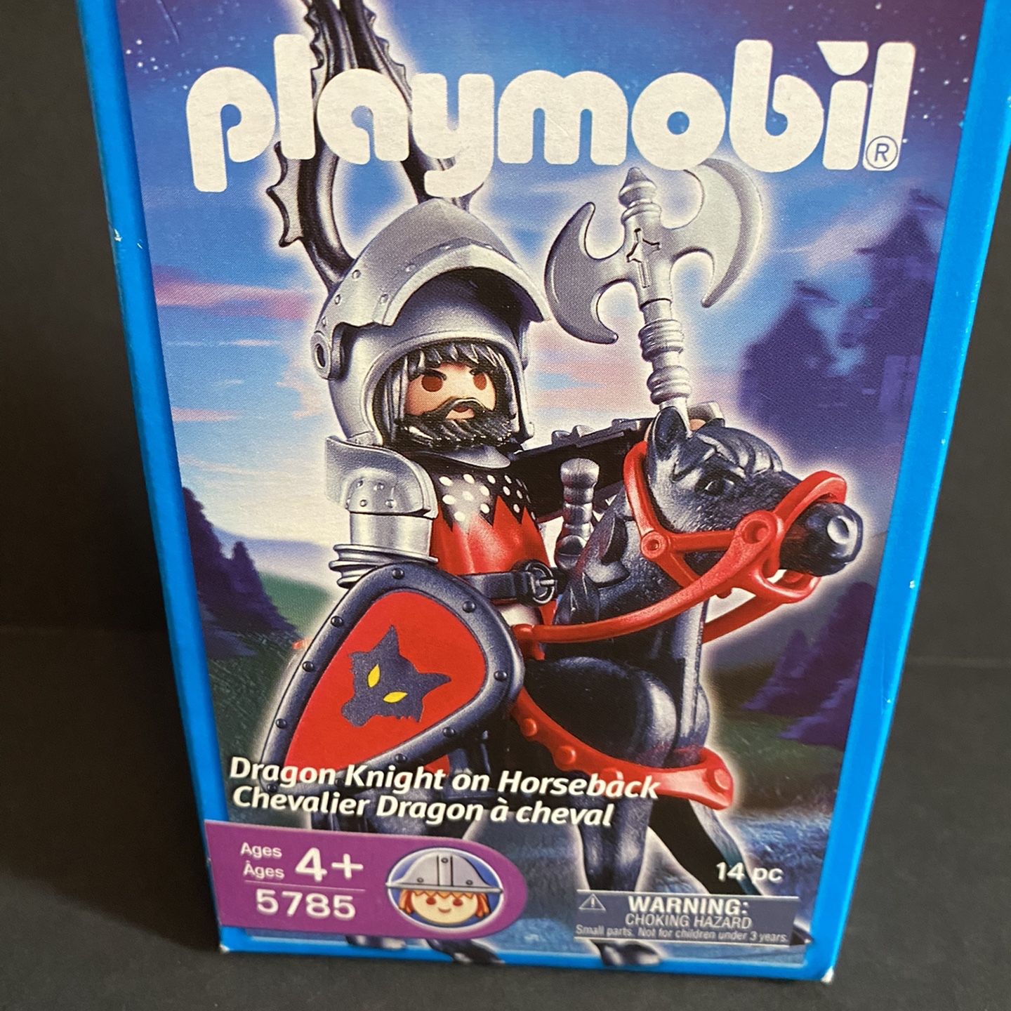 Playmobil Dragon Knight on horseback