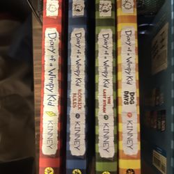 1-4 Diary Of A Wimpy Kid Books