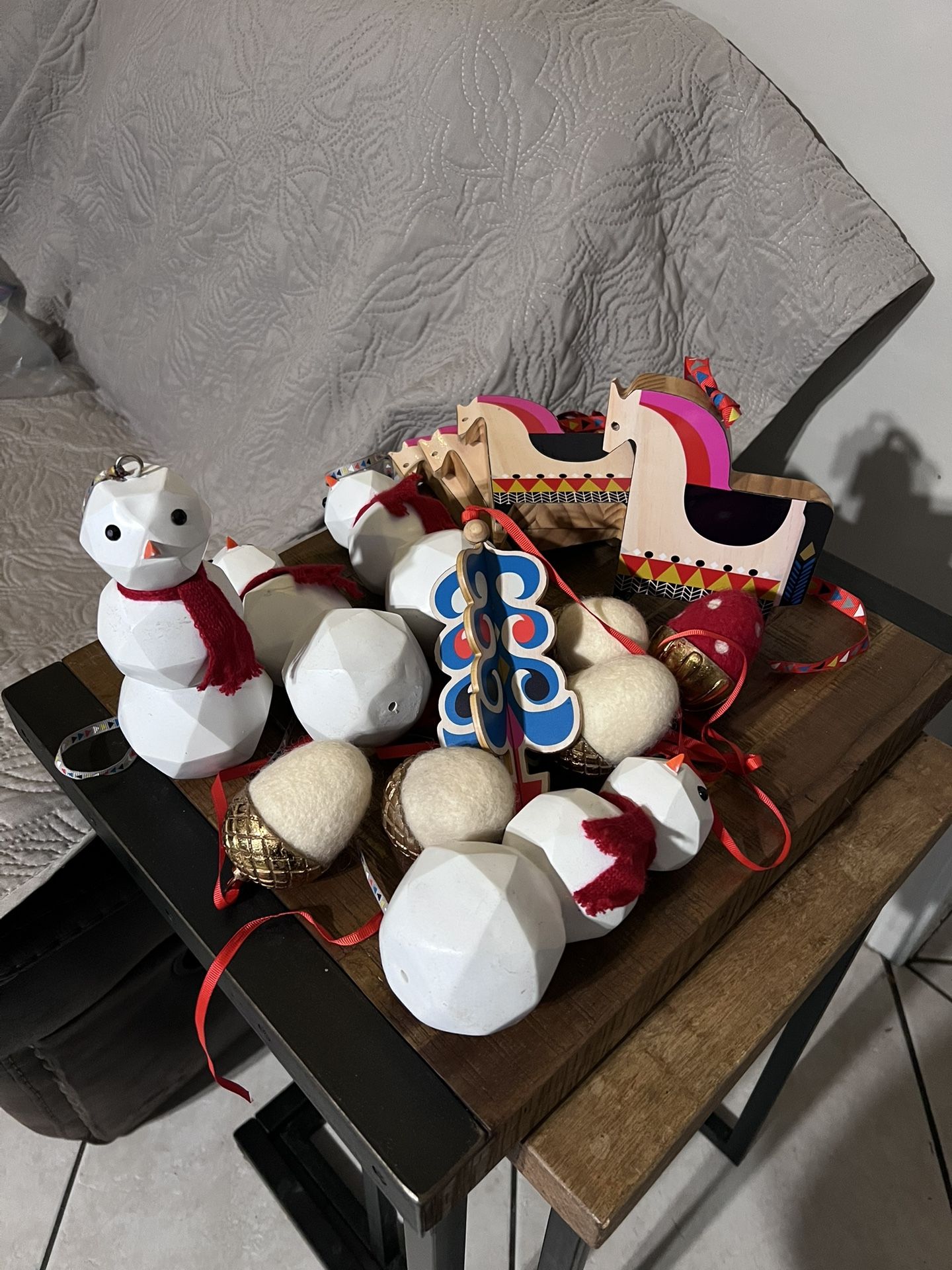 CHRISTMAS ORNAMENTS- $3 EACH