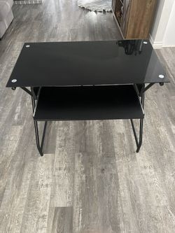 Glass Top Desk