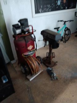 Air compressor  & press drill