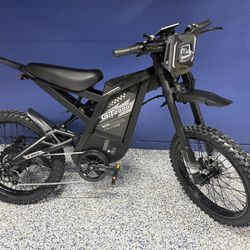 GT-2000 Electric Dirt Bike for Adults, Electric Motorcycle with 48V-30AH, Max 37MPH and 80+ Miles Range Ebike, Conquer Mountain and Rough Terrains