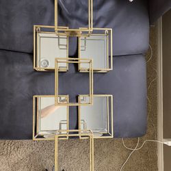 Gold Mirror Wall Sconce