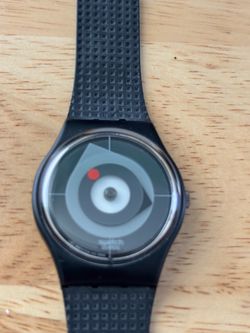Swatch Swiss Black Watch