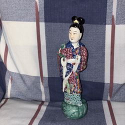 9 Inch Vintage Asian Figurine No Hands
