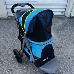 Gen7Pets G7 Blue Jogger Luxury Pet Stroller Great for dogs or cats! Great condition! Retails $369.99