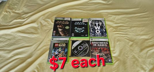 Xbox 360 games $7 each
