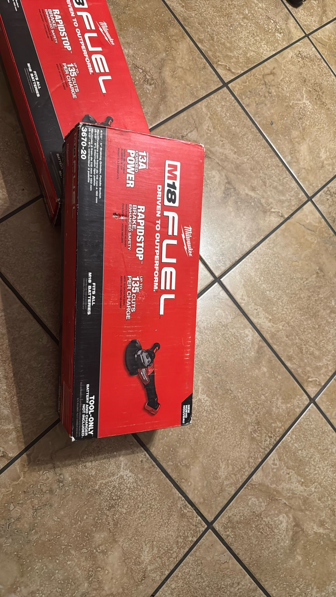 Milwaukee Fuel 13amp 6inch Blade 3670-20 Rapid Stop