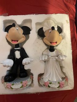 Mickey And Minnie Cake Toppers
