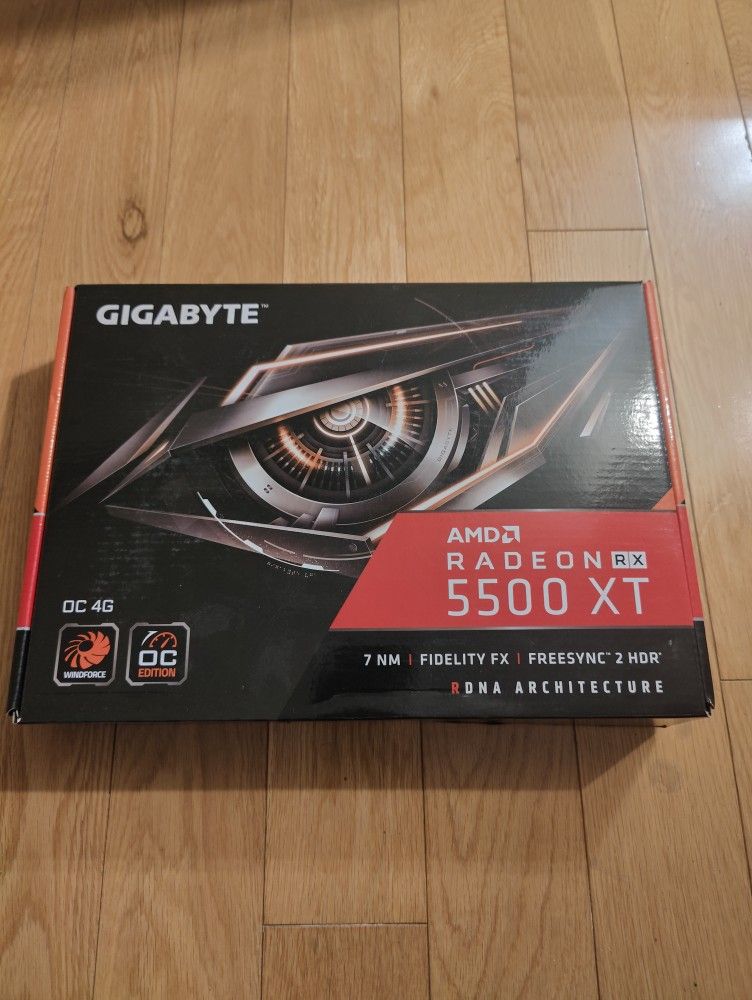 AMD Radeon Gigabyte Windforce OC RX 5500 XT 4GB Video Card