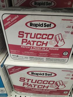 Stucco patching cement