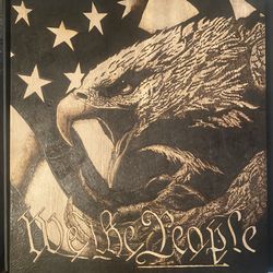 Handmade wood burning