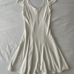 White Cocktail Dress - Size XS