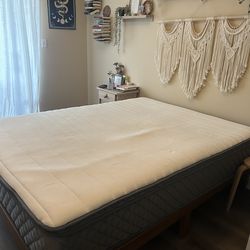Queen mattress and bed frame